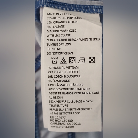 Prana Marlya Belize Hazy Days Elastic Tie Waist Shorts NWT - Picture 6 of 9